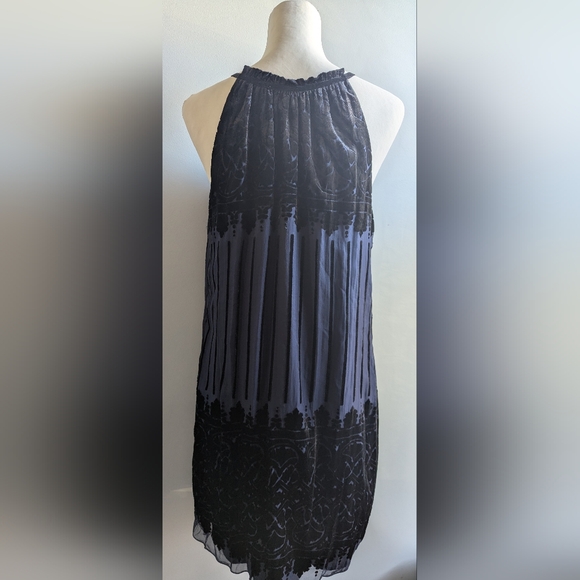 NWT ... Max Studio Velvet Burnout Sleeveless Dress Size L - Picture 5 of 12